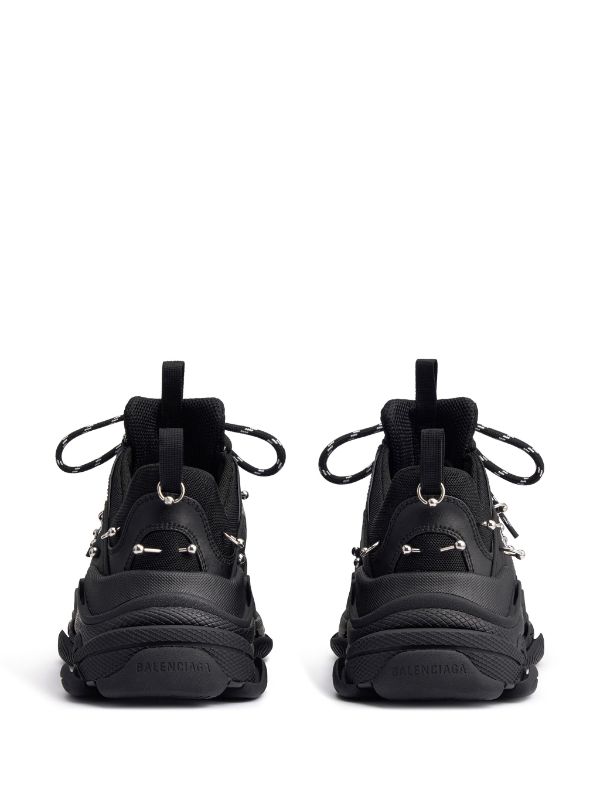 Balenciaga Triple S Sneaker With Piercings - Farfetch