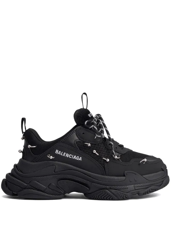 Balenciaga Triple S Sneaker With Piercings - Farfetch