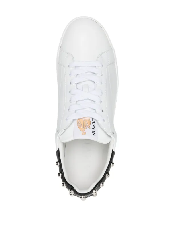 ランバン DBBOスニーカー ホワイト Lanvin DDBO スタッズ スニーカー | ホワイト | FARFETCH JP