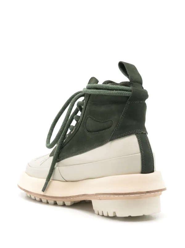 PACE Duck V2 two-tone Ankle Boots Green FARFETCH NZ