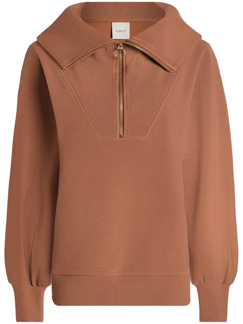 Varley Vine Half-zip Pullover In Brown