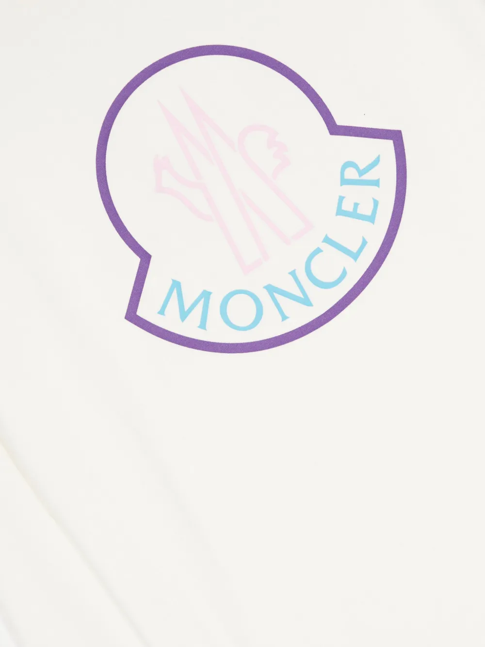 Moncler Enfant T-shirt met lange mouwen Wit