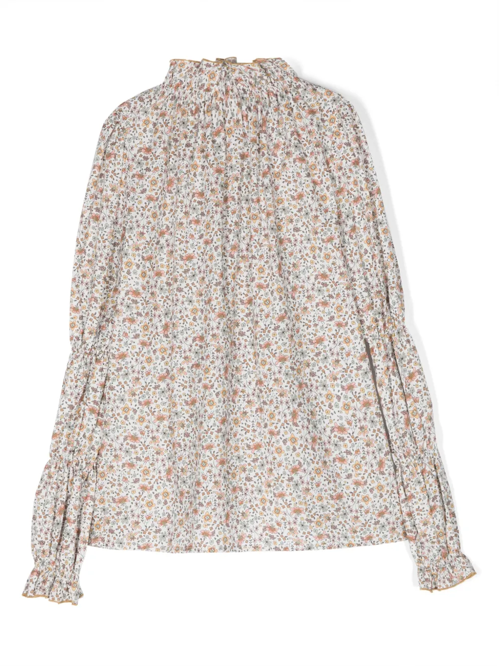 La Stupenderia Blouse met bloemenprint - Wit