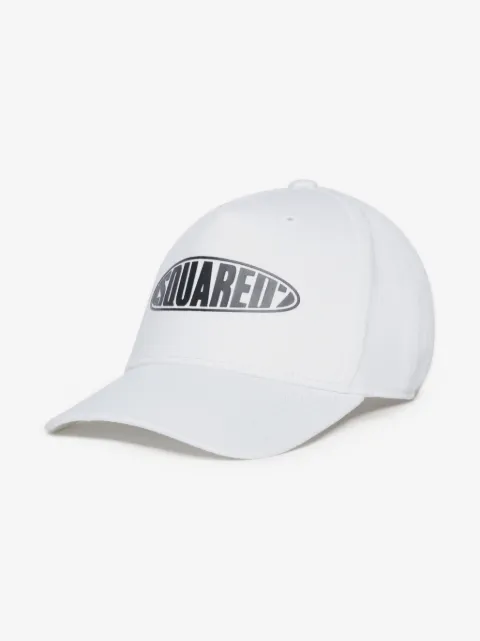 DSQUARED2 KIDS logo-print cotton baseball cap