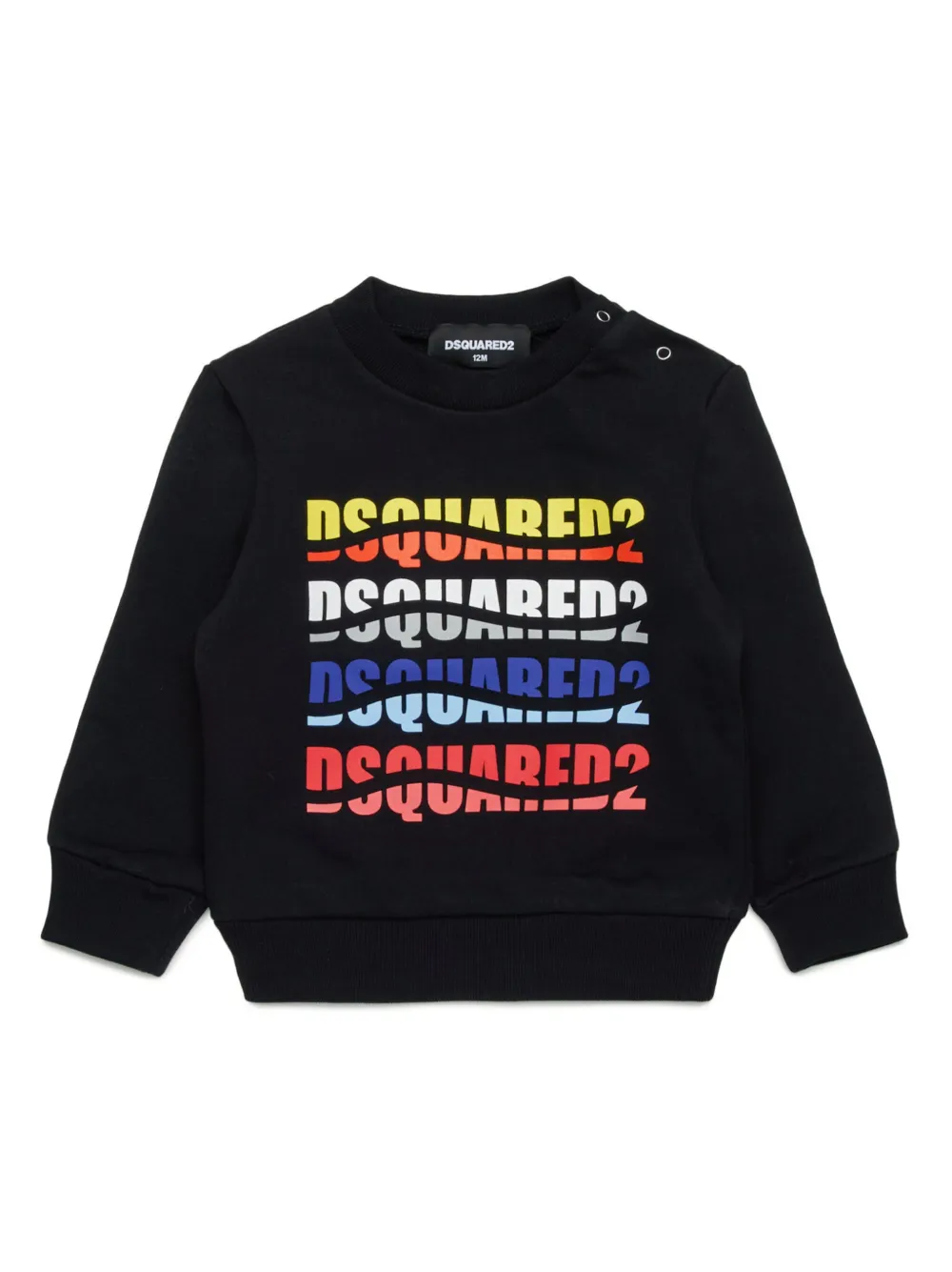 DSQUARED2 LOGO-PRINT COTTON SWEATSHIRT