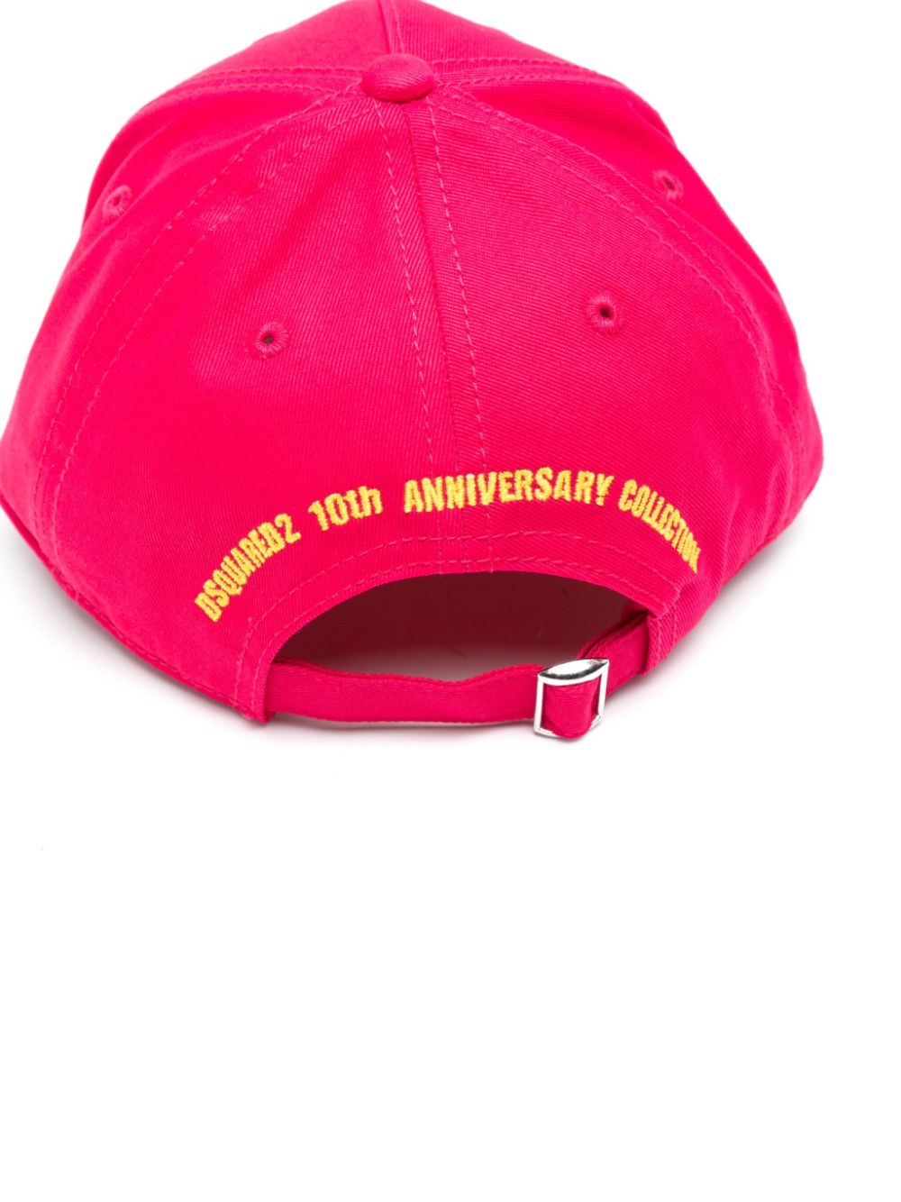 DSQUARED2 KIDS logo-embossed cotton baseball cap - Pink