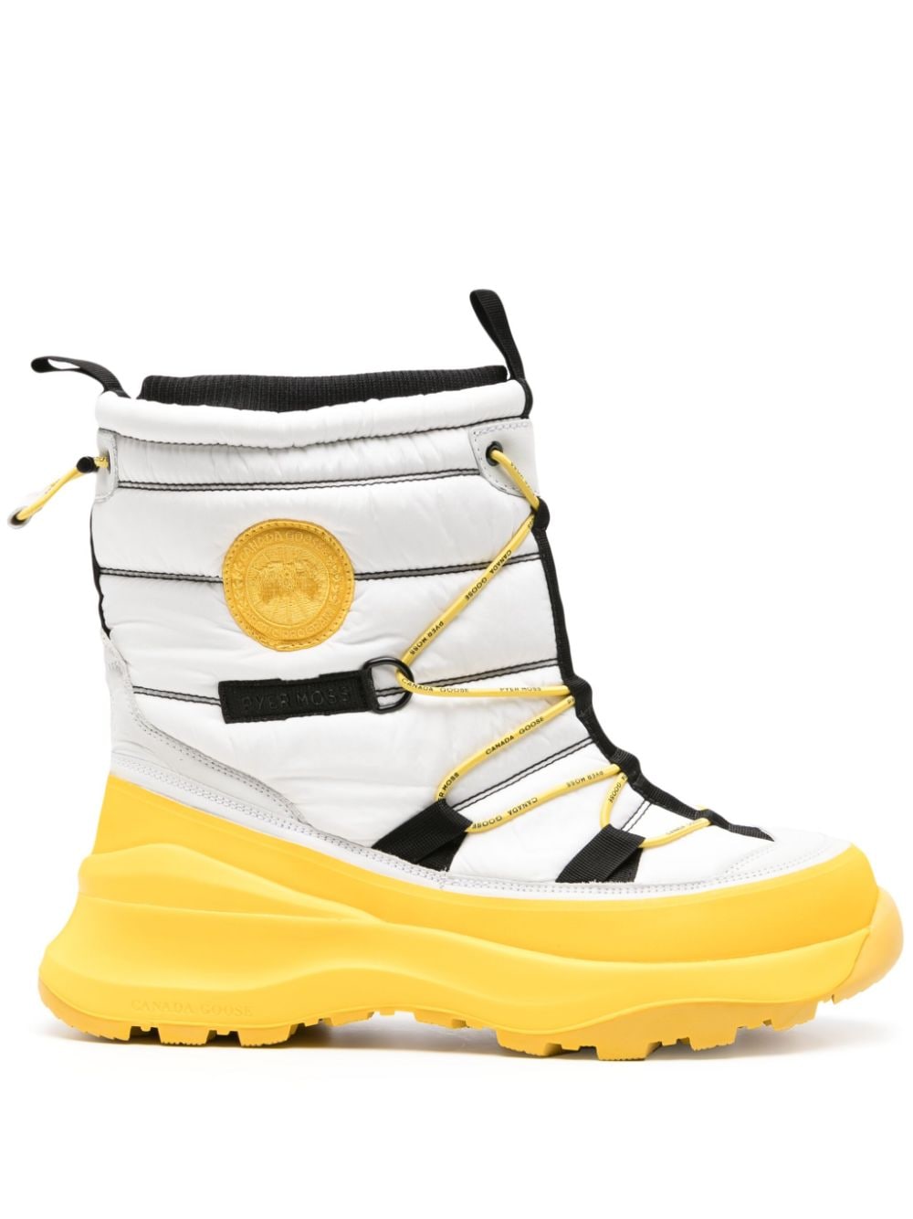 Shop Canada Goose X Pyer Moss Wild Brick Boots In White