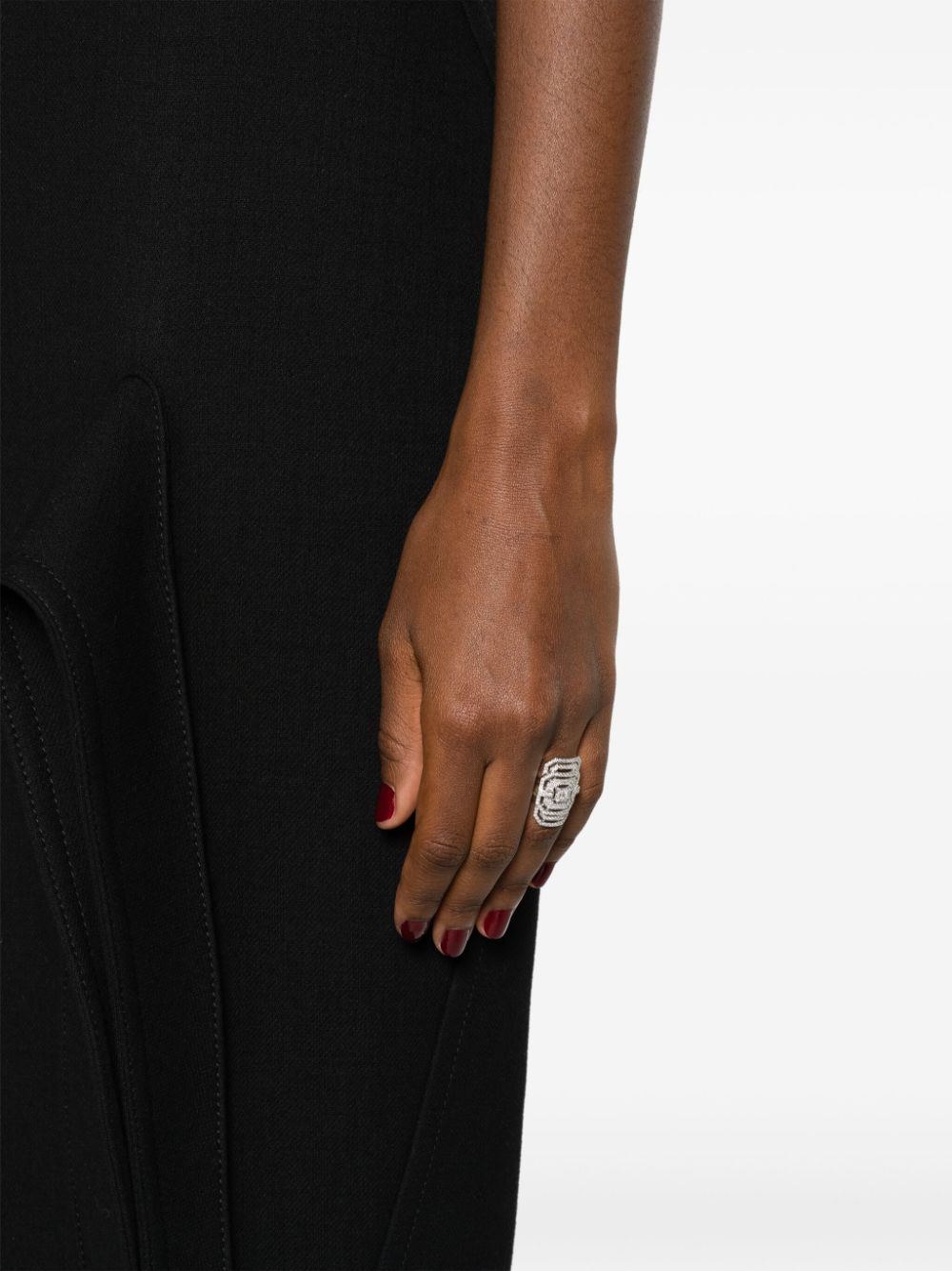 STATEMENT PARIS Ring My Way sterling zilver en diamant cocktail ring