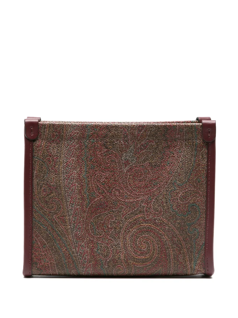ETRO small Paisley-print cotton-blend bag - Bruin