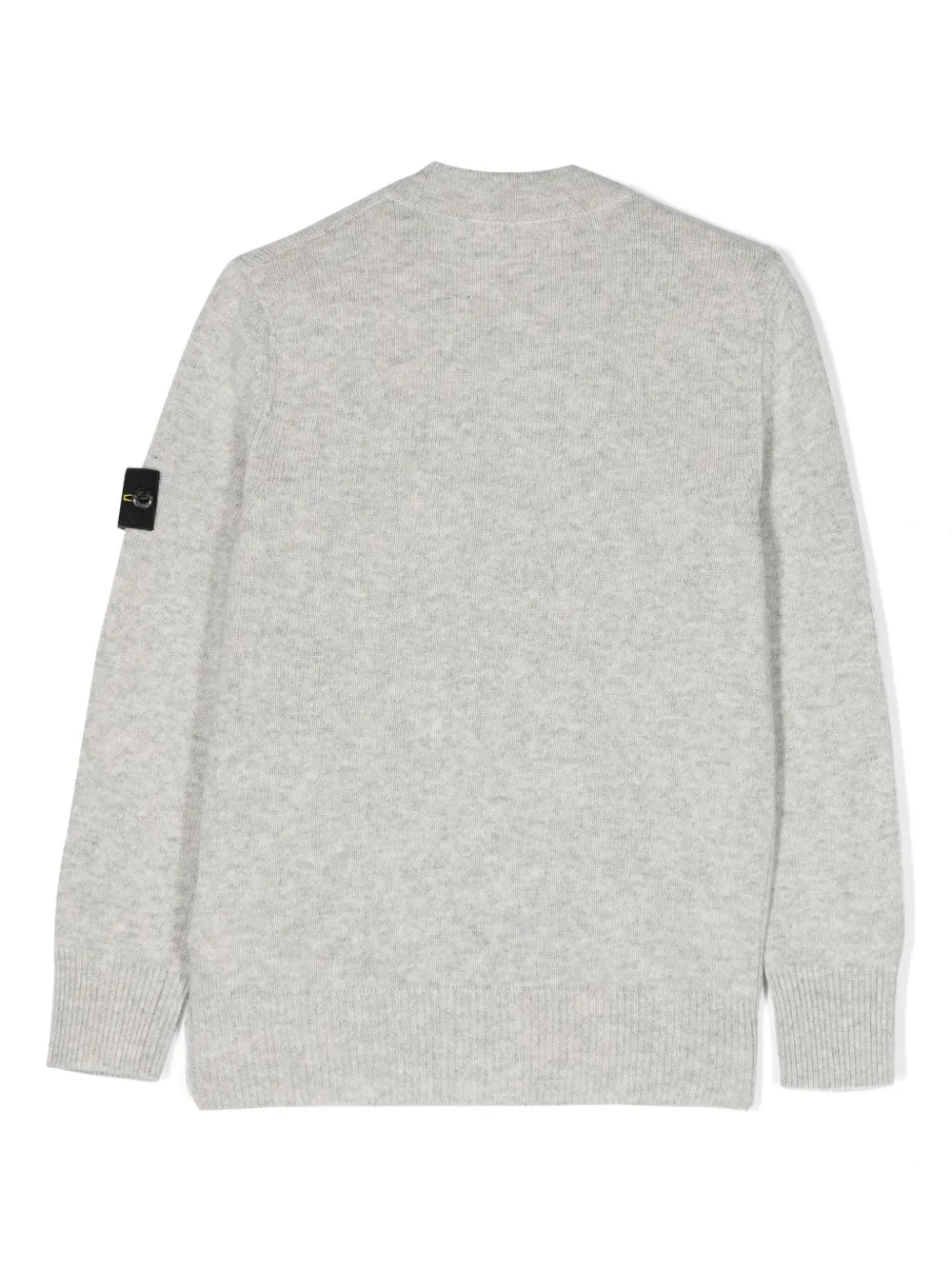 Stone Island Junior Compass-badge V-neck cardigan | Boys Cardigans | Image 2