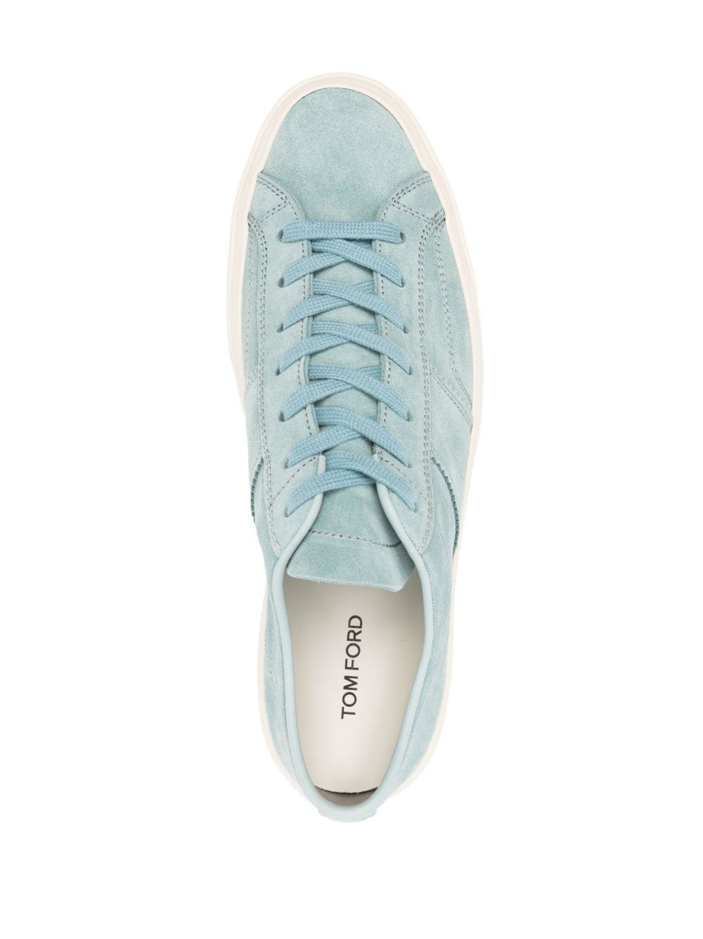 Shop Tom Ford Cambridge Suede Sneaker In Blue