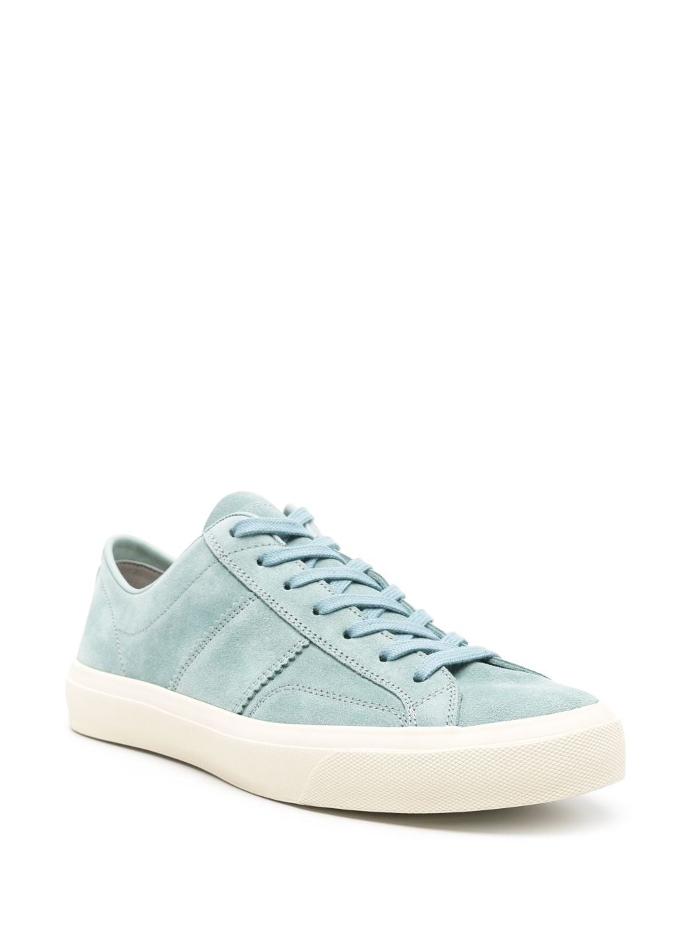 Shop Tom Ford Cambridge Suede Sneaker In Blue