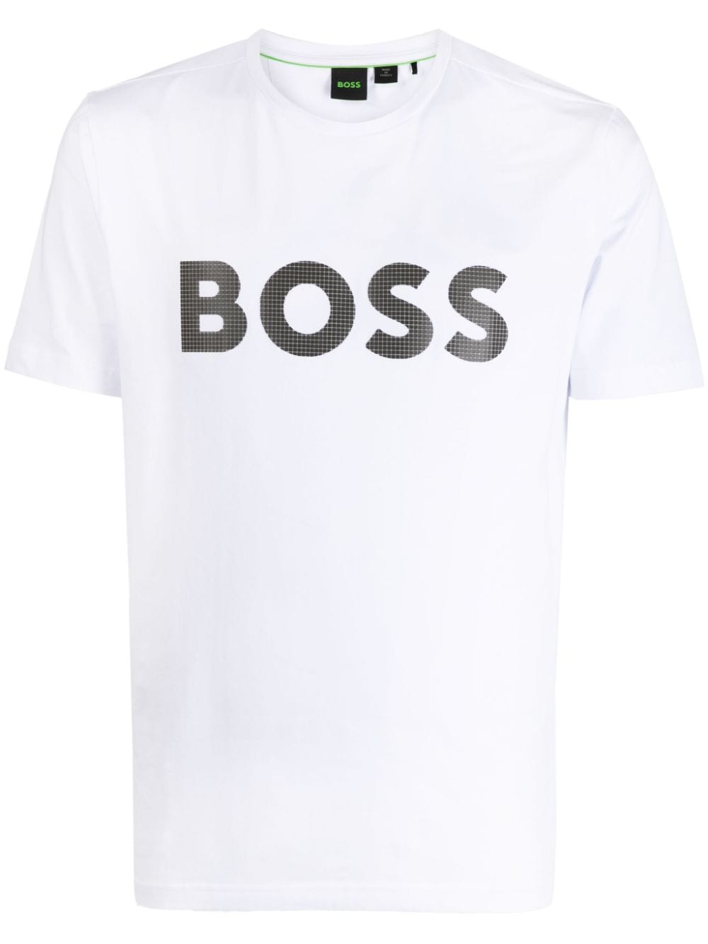 Hugo Boss Logo-print Crew-neck T-shirt In White