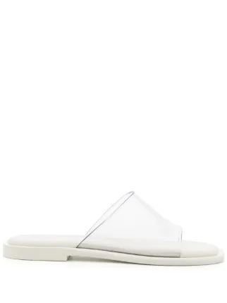 サンダル・ミュール LOEWE White Leather Petal Thong Mules Loewe - Leather thong sandals Loewe