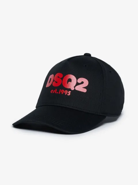 DSQUARED2 KIDS logo-print cotton baseball cap