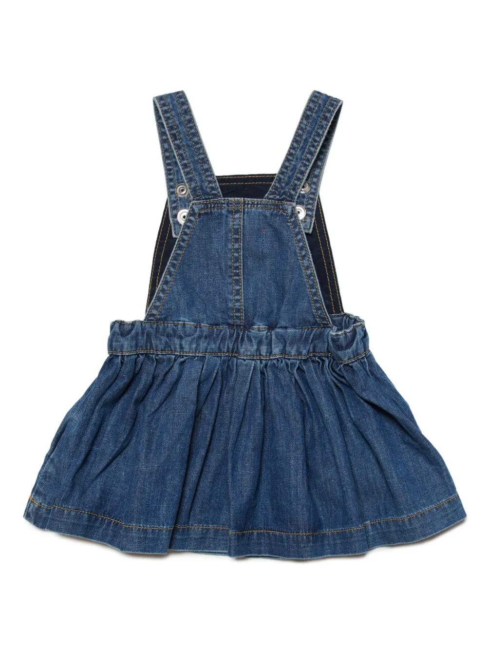 Diesel Kids Spijkerjurk met zak - Blauw