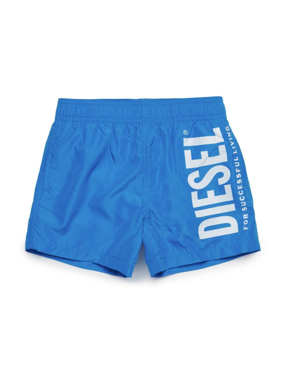 Diesel Kids Zwembroek met logoprint Blauw