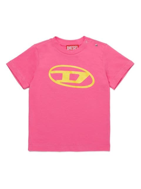 Diesel Kids T-shirt met logoprint