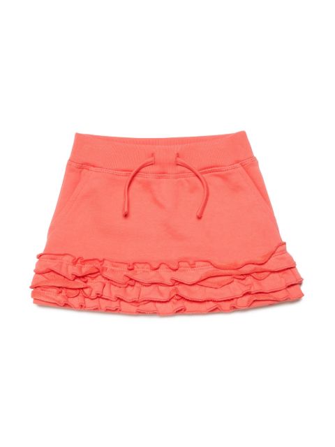 Dsquared2 Kids logo-print ruffle-hem skirt