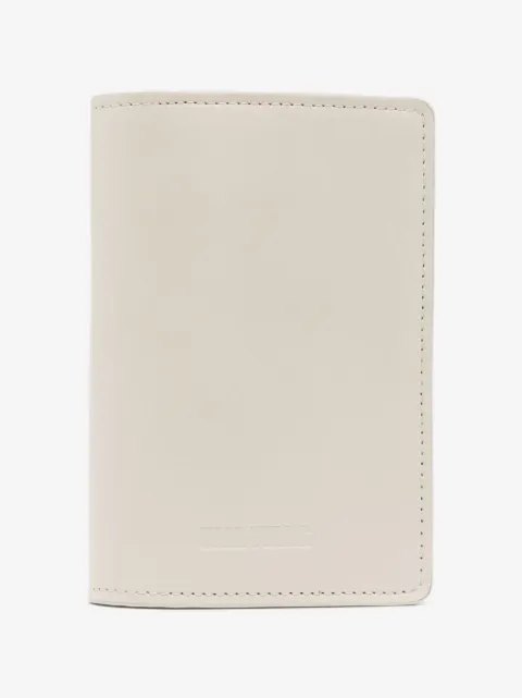 Uma Wang logo-debossed leather wallet