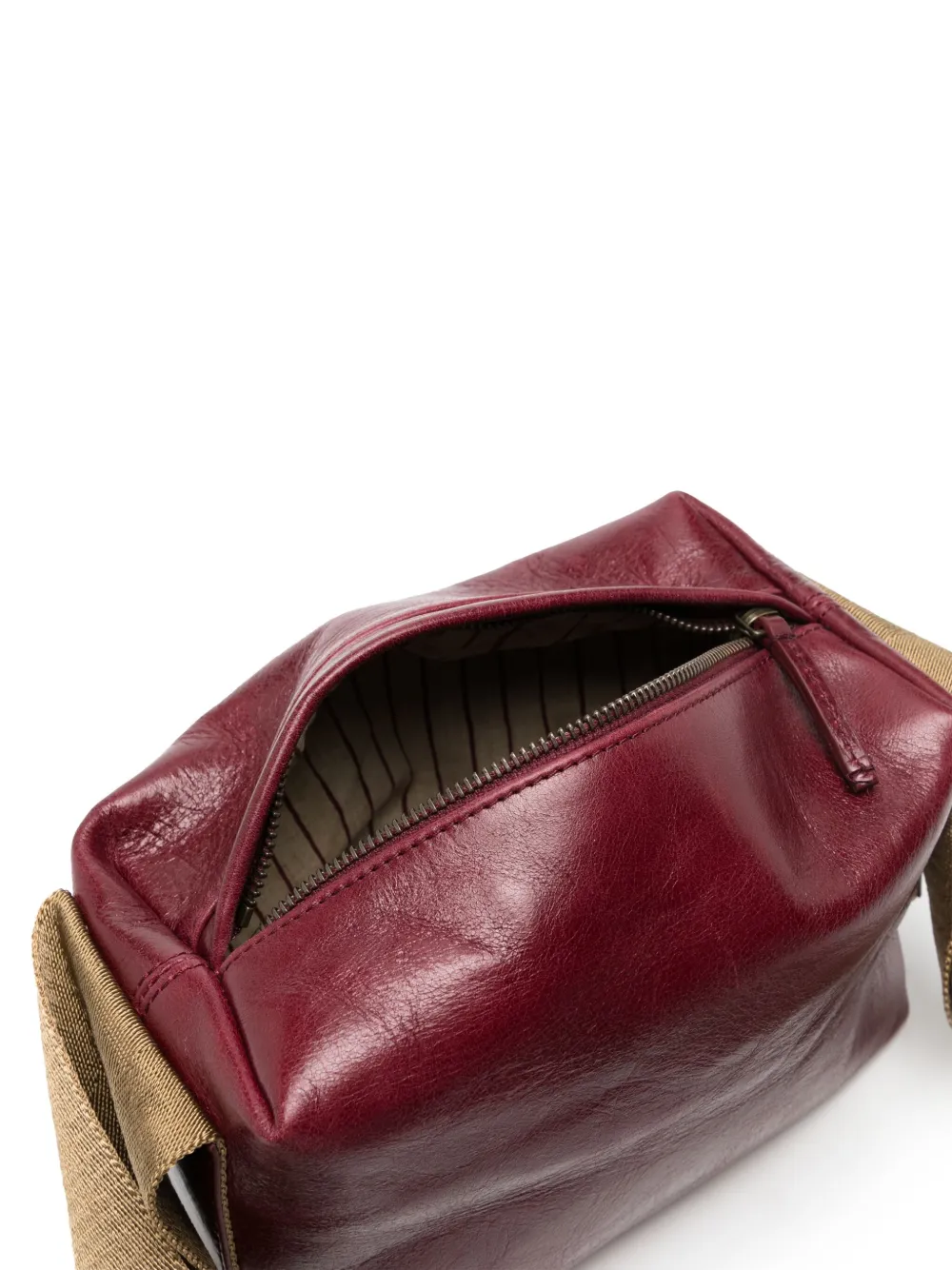 Uma Wang Leren medium schoudertas Rood