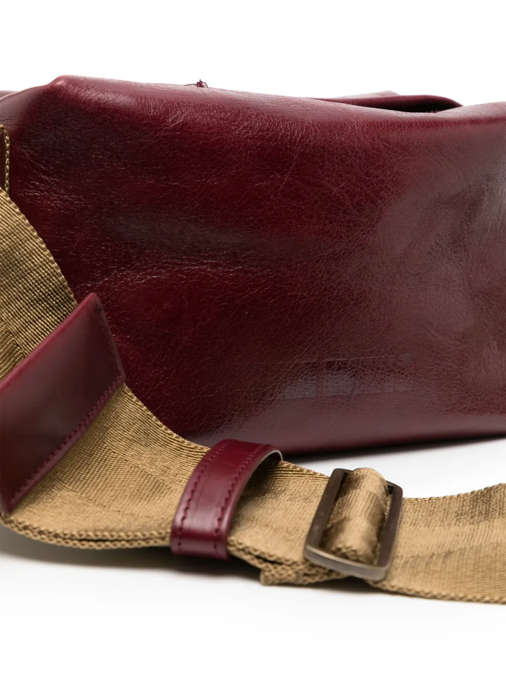 Uma Wang Leren medium schoudertas Rood
