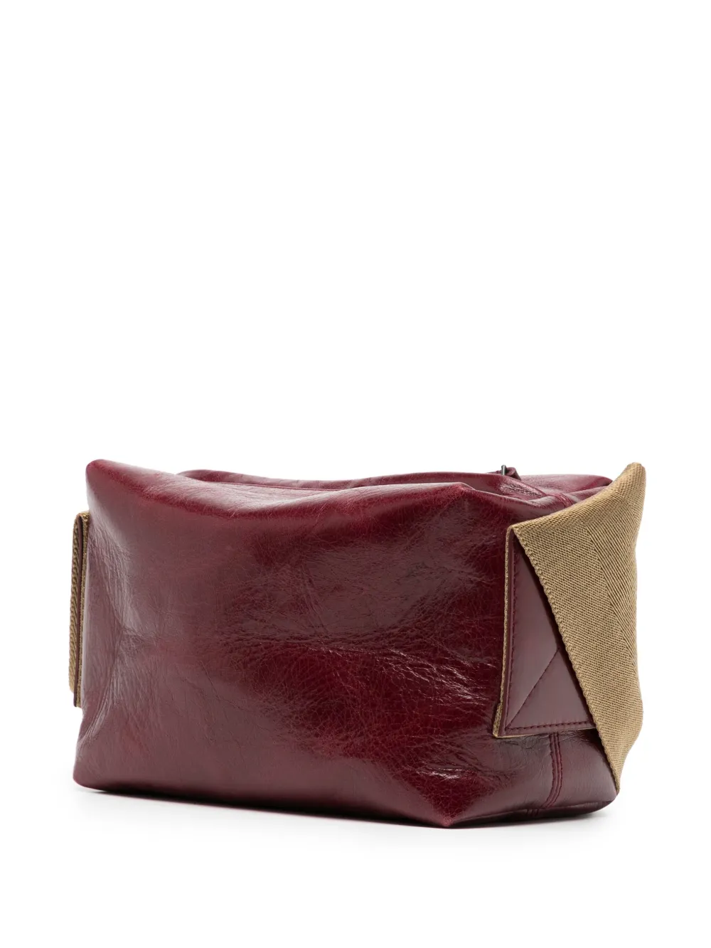 Uma Wang Leren medium schoudertas Rood