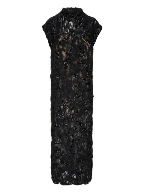 Brunello Cucinelli vestido bordado con lentejuelas