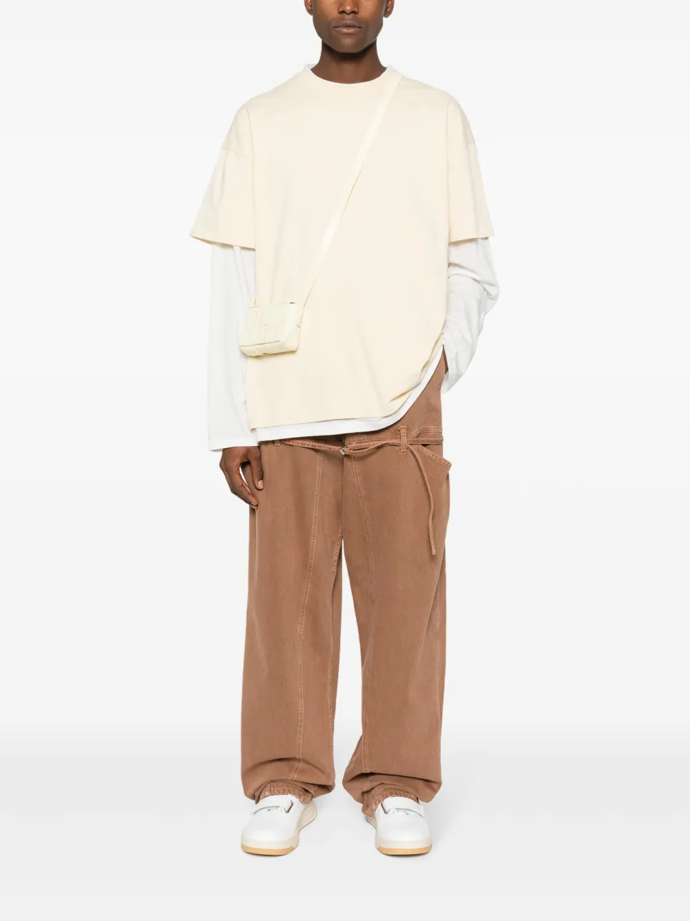 Jacquemus Broek met wijde pijpen - Bruin