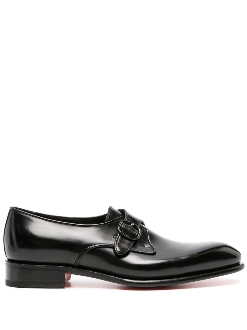 Santoni Carter One leather Oxford shoes Black