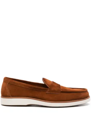 Brunello Cucinelli タッセル スエードローファー | ブラウン