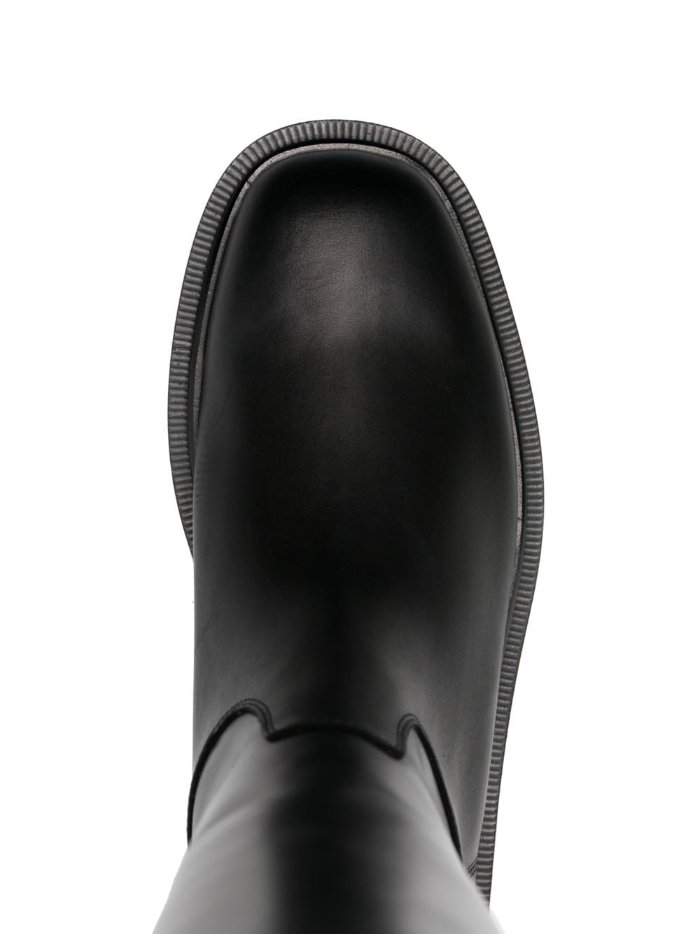 Shop The Row Ranger Leather Boots In Schwarz