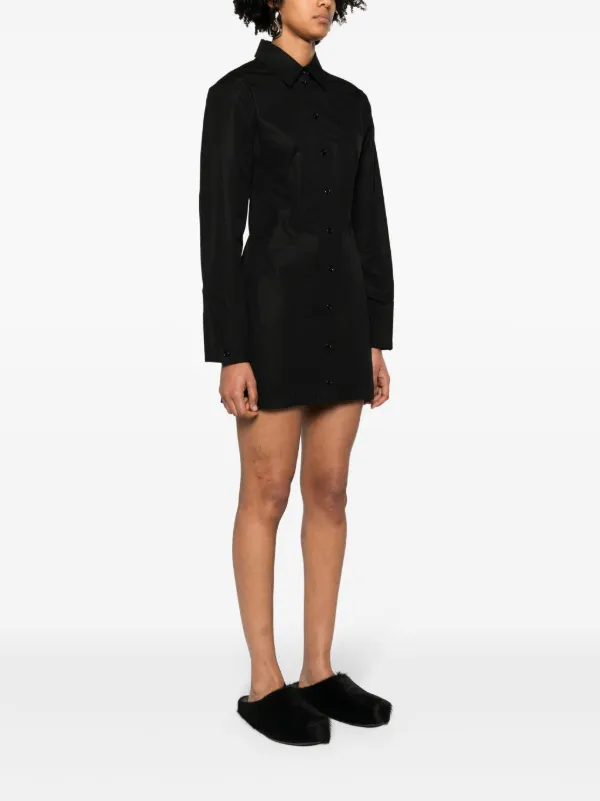 Alexander Wang ☆ミニシャツドレス Alexander Wang シャツミニドレス | ブラック | FARFETCH JP