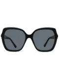 Jimmy Choo Eyewear Manon /G square-frame sunglasses - Black