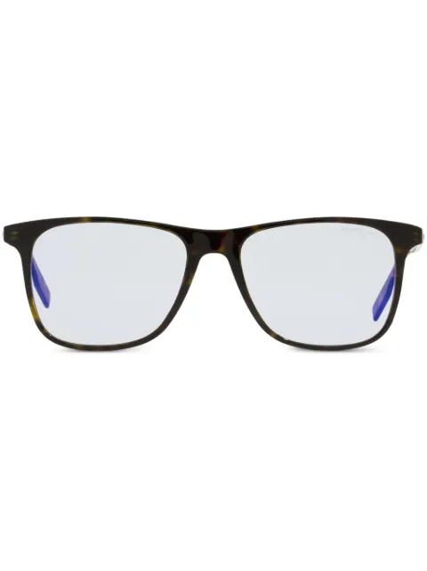 Montblanc lentes de sol con armazón cuadrada