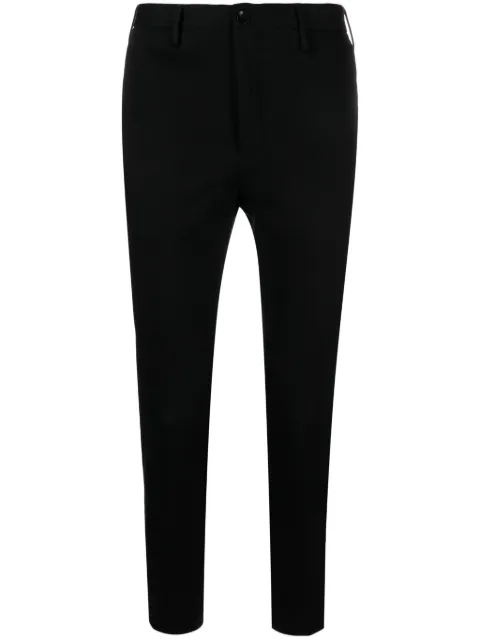 Incotex cotton-blend tapered trousers 