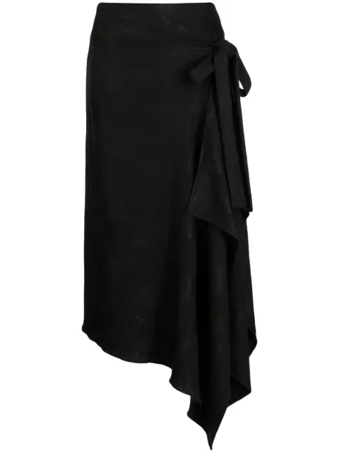 Forme D'expression wraparound high-waist skirt