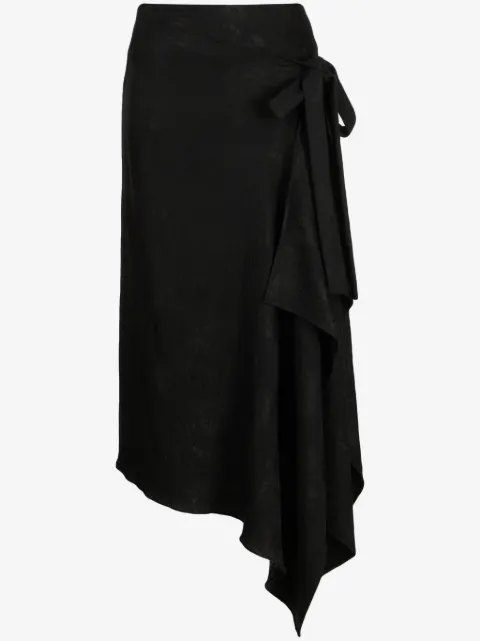 Forme D'expression wraparound high-waist skirt