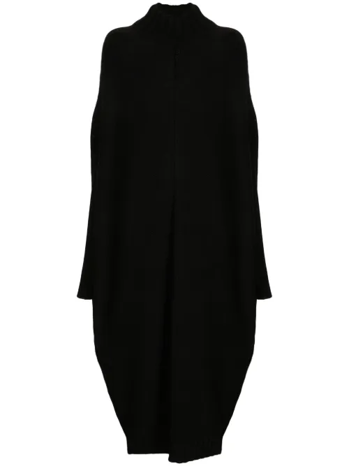 Robe mi-longue en maille à col montant - Forme D'expression - Modalova