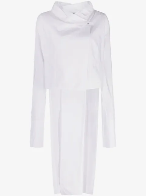 Rundholz cape-design cotton shirt