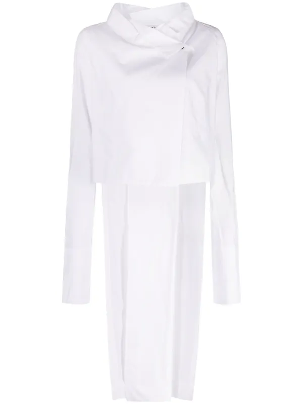 Rundholz ケープデザイン シャツ | ホワイト | FARFETCH JP