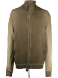 Boris Bidjan Saberi gradient-effect zipped cotton cardigan - Green