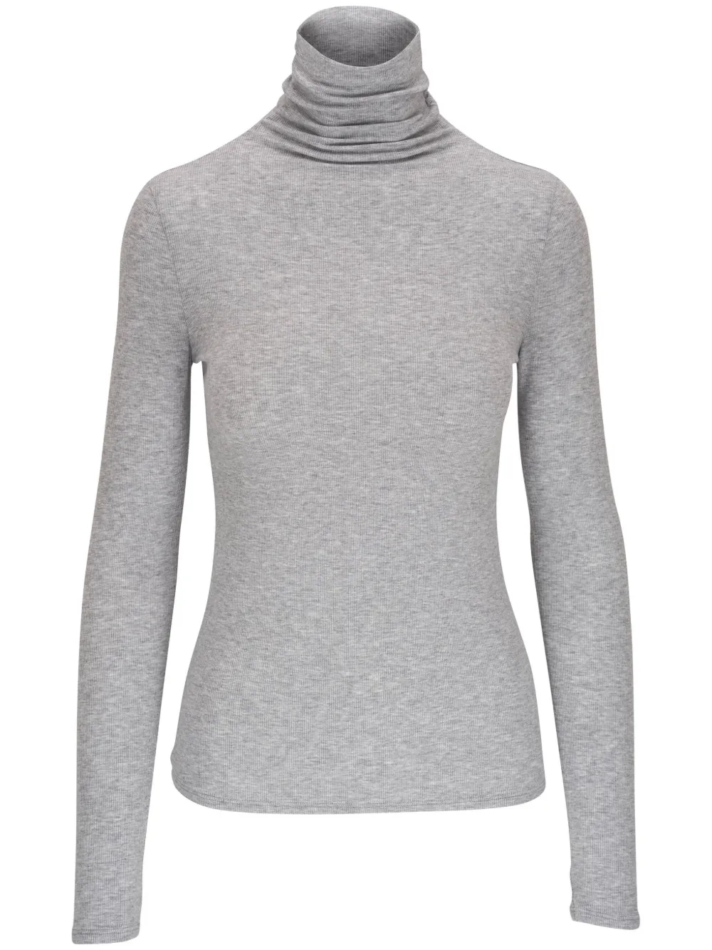 AG Jeans Chels ribbed roll-neck jumper | Grey | Image 1