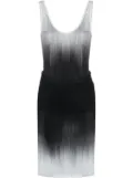 Peter Do ombré-effect sleeveless dress - Grey
