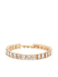 Kenneth Jay Lane crystal-embellished baguette bracelet - Gold