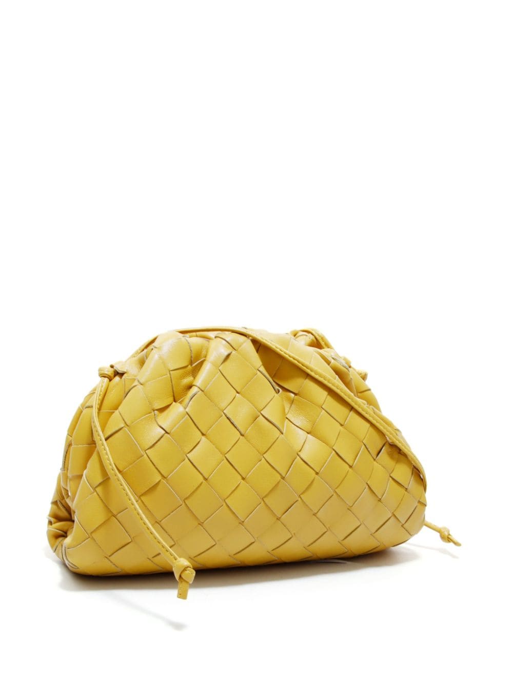 Pre-owned Bottega Veneta 2010-2020s The Pouch Shoulder Bag In Yellow