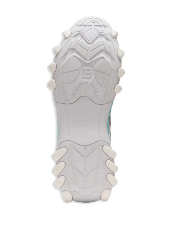 Balmain B-East PB Panelled Sneakers | Grey | FARFETCH Balmain B-East PB Panelled Sneakers | Grey | FARFETCH