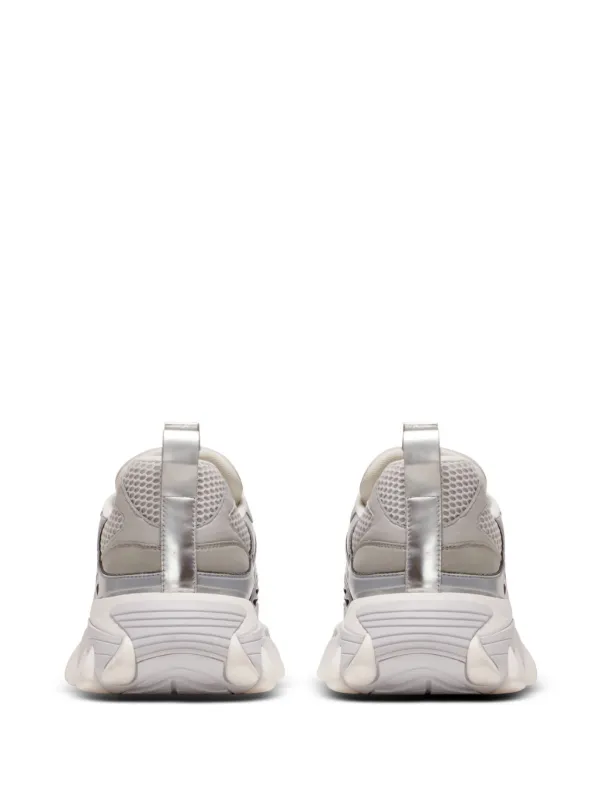 Balmain B-East PB Panelled Sneakers | Grey | FARFETCH
