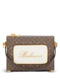 Balmain mini Radio shoulder bag - Brown