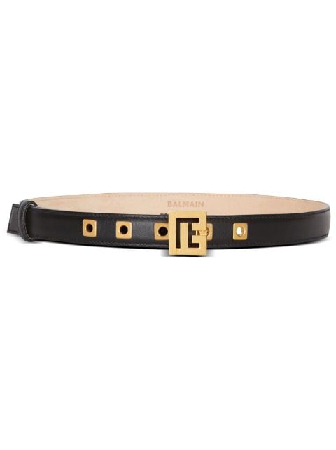 Balmain P-belt leather belt